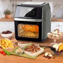 GOURMETmaxx Heißluft-Fritteuse Digital - 12l - 1800W Heißluft Fritteuse Fettfrei 12L Friteuse Airfryer Digital Drehgrill XL Fritöse 37 GOURMETmaxx Heißluft-Fritteuse Digital - 12l - 1800W Heißluft Fritteuse Fettfrei 12L Friteuse Airfryer Digital Drehgrill XL Fritöse -Günstiges Brat Lust Geschäft 5c7df5be941ab9565cd6fa912c302349