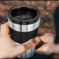 Clatronic KA 3733 Kaffeemaschine Für Coffee To Go, Inkl. 0,4 Liter Kaffeebecher Aus Edelstahl, Ideal Für Auto, Büro Und Unterwegs, Schwarz -Günstiges Brat Lust Geschäft 5ffe7a647bd32b7480e7e03b5c9ac6ff