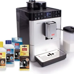 Melitta Caffeo Varianza CSP F570-101 Kaffeevollautomat Mit Milchbehälter, One Touch Funktion - Silber -Günstiges Brat Lust Geschäft 602b11176c9e2f9c2618c927bfdec44f