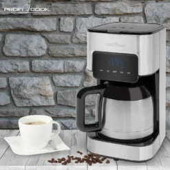 ProfiCook Kaffeeautomat PC-KA 1191 Für 8-10 Tassen, Elektronische Aromawahlfunktion, Sensor Touch-Bedienung, Edelstahl-Thermokanne (doppelwandig) 8 ProfiCook Kaffeeautomat PC-KA 1191 Für 8-10 Tassen, Elektronische Aromawahlfunktion, Sensor Touch-Bedienung, Edelstahl-Thermokanne (doppelwandig) -Günstiges Brat Lust Geschäft 6078831fe8fb88fb144222f478176886