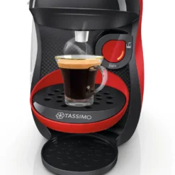 Bosch TASSIMO HAPPY Just Red +20€ Gutschein 1400 Watt +1 Packung Latte Macchiato -Günstiges Brat Lust Geschäft 609f1a221068ef89557228c4416dcbbd
