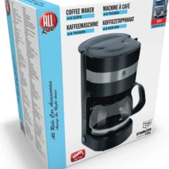 All Ride Kaffeemaschine 24V - Akku Kaffeemaschine 0.65L - Für Auto Und LKW - Filterkaffeemaschine - Tropfstopp - Warmhaltefunktion - Schwarz -Günstiges Brat Lust Geschäft 614a94f19d8562f61c0b43f9576c09d3