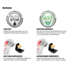 De'Longhi DeLonghi Kapselmaschine Dolce Gusto Colors, Weiß Mit Aufsätzen In Rot, Blau, Gelb -Günstiges Brat Lust Geschäft 614f8f06cb93ed77f01fc6810446209d