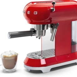 SMEG Espresso Kaffeemaschine Rot ECF01RDEU -Günstiges Brat Lust Geschäft 62a65ec1652c9b51d541d5b4f2256d12