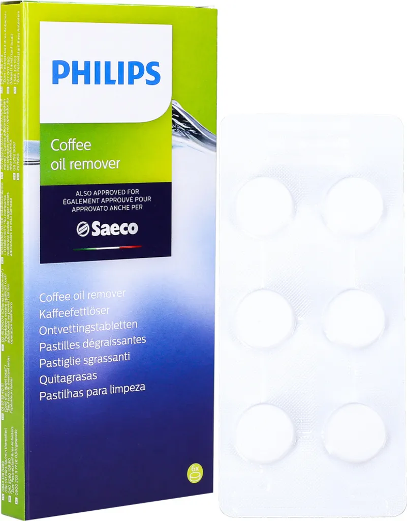 Philips Set Für Saeco/Philips Espressomaschinen: Aquaclean Wasserfilter CA6903/10, Entkalker CA6700/10, Entfettungstabletten CA6704/10 6 Philips Set Für Saeco/Philips Espressomaschinen: Aquaclean Wasserfilter CA6903/10, Entkalker CA6700/10, Entfettungstabletten CA6704/10 – Bild 4