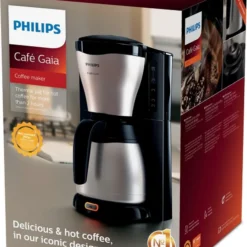 PHILIPS Gaia Collection HD7548/20 Kaffeemaschine Thermokanne, Schwarz/Edelstahl -Günstiges Brat Lust Geschäft 6700ddd9f315d3a10005ff74eebf609e