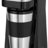 Clatronic KA 3733 Kaffeemaschine Für Coffee To Go, Inkl. 0,4 Liter Kaffeebecher Aus Edelstahl, Ideal Für Auto, Büro Und Unterwegs, Schwarz -Günstiges Brat Lust Geschäft 6734d19db2aee7ff7eaa36b2bc9c89e2