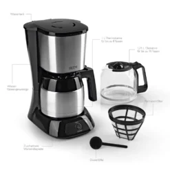 Kaffeemaschine Filter Kaffeemaschine 10 Tassen Thermoskanne Edelstahl Glaskanne -Günstiges Brat Lust Geschäft 67e0157b0baa77a8f360e00ee2a88e61