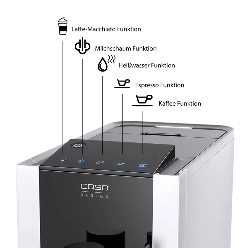Caso: Design Kaffeevollautomat CREMA ONE (1881) 12 Caso: Design Kaffeevollautomat CREMA ONE (1881) – Bild 10