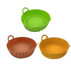 Air Fryer Silikon Topf Wiederverwendbar Ersatzeinlagen Korb Backofen Pad Hitzebeständige Backblech Fried Pizza Heißluftfritteuse Matte 19,5*21,5*5,5cm -Günstiges Brat Lust Geschäft 6ae258a1933626b962faee58d73892f4