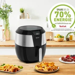 Tefal EY701D Easy Fry XXL Heißluftfritteuse, Fassungsvermögen: 1,6 Kg, Timer,8 Automatische Menüs -Günstiges Brat Lust Geschäft 6af2bb8a397d67e9833707d2031385fc