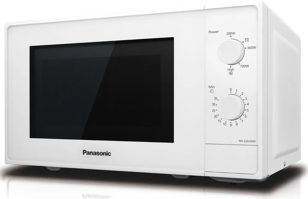 Panasonic NN-E20JWMEPG Mikrowelle, 800 W, 20 Liter,Timer, Weiß 5 Panasonic NN-E20JWMEPG Mikrowelle, 800 W, 20 Liter,Timer, Weiß – Bild 3