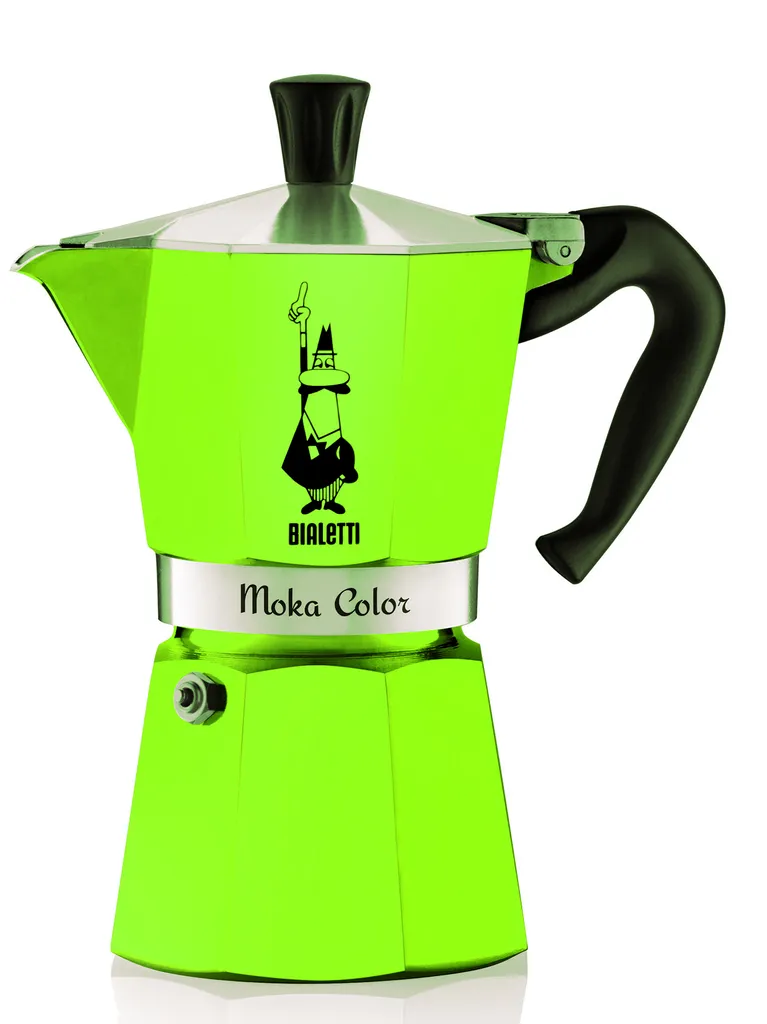 Bialetti Espressokocher MOKA COLOR 6 Tassen Grün 3 Bialetti Espressokocher MOKA COLOR 6 Tassen Grün