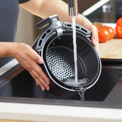 Monzana Heißluftfritteuse Digitales Touch-Display 3,6 L Ohne Öl Fett 6 Programme 1500 W Küche Fritteuse Heißluftofen Schwarz -Günstiges Brat Lust Geschäft 6d4321132e099668777bbe339078b54e