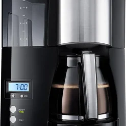 Melitta Optima Timer 100801 Bk, Filterkaffeemaschine Mit Glaskanne Und Timer-Funktion, Abnehmbarer Wassertank, Schwarz -Günstiges Brat Lust Geschäft 6df156b5efc6ea037a75828353fa3454