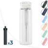 Wessper Wasserfilterflasche, Trinkflasche Aus Borosilikat Glas 680 Ml, Bpa Frei Wasserflasche Mit Filter Für Kohlensäurehaltige Getränke | Filterflasche Outdoor, Aktivkohle Filter Strohhalm- Minze + 3 1 Wessper Wasserfilterflasche, Trinkflasche Aus Borosilikat Glas 680 Ml, Bpa Frei Wasserflasche Mit Filter Für Kohlensäurehaltige Getränke | Filterflasche Outdoor, Aktivkohle Filter Strohhalm- Minze + 3 -Günstiges Brat Lust Geschäft 6ee2577b9a5b6580138535eaa5e50cb0