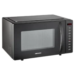 MEDION 2 In 1 Mikrowelle (20 Liter, 700 Watt, 5 Leistungsstufen, 8 Programme, Auftaufunktion, Flachbett, MD10744) Schwarz -Günstiges Brat Lust Geschäft 701bd3e7d19560d01ba6a592ac977104