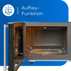 Exquisit Mikrowelle UMW 800 G-3.1 Inox | 800 Watt | Grill | Silber -Günstiges Brat Lust Geschäft 70bddebe9e47a1019e8678d7e01803e1