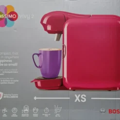 Bosch Tassimo Vivy2 Kapselmaschine TAS1401, Kompaktes Design, Vollautomatisch, Geeignet Für Alle Tassen - Pink -Günstiges Brat Lust Geschäft 710c937ae7ccbb08afbb913c91ca195a