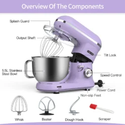 Küchenmaschine, Knetmaschine, Teigmaschine, CHeflee 1500W Multifunktion Food StandMixer Processor Zum Backen Mit 5,5 L Edelstahlschüssel, 6 Geschwindigkeiten, Inkl. Knethaken, Schneebesen, Flachrührer(Violett) 15 Küchenmaschine, Knetmaschine, Teigmaschine, CHeflee 1500W Multifunktion Food StandMixer Processor Zum Backen Mit 5,5 L Edelstahlschüssel, 6 Geschwindigkeiten, Inkl. Knethaken, Schneebesen, Flachrührer(Violett) -Günstiges Brat Lust Geschäft 719d25cabfe7d3f01c0af7aa8550f92b
