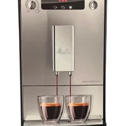 Melitta EspressoLine E950-213 Kaffeevollautomat, Silber/Schwarz