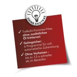 MAXXMEE Heißluft-Fritteuse Digital - 3 Liter Fassungsvermögen - Schwarz/silber -Günstiges Brat Lust Geschäft 75f2f401aa76e8a03022e3392797b3d9