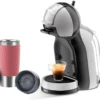 Krups Nescafé Dolce Gusto Kaffeekapselmaschine MiniMe KP123B 15bar 1500W + 1 X Emsa Travel Mug Koralle Hot & Cold Funktion -Günstiges Brat Lust Geschäft 76bda028080e00f837fdb84804e39c71