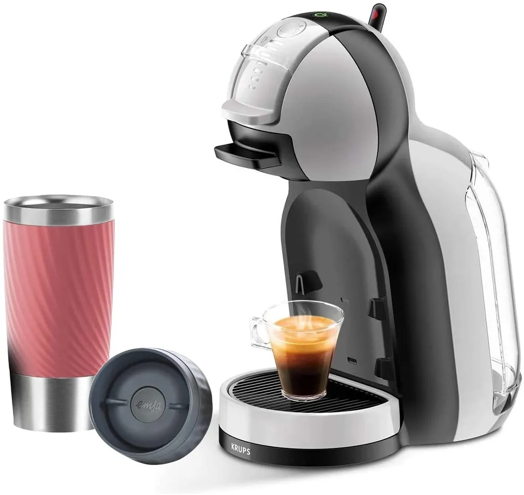 Krups Nescafé Dolce Gusto Kaffeekapselmaschine MiniMe KP123B 15bar 1500W + 1 X Emsa Travel Mug Koralle Hot & Cold Funktion 3 Krups Nescafé Dolce Gusto Kaffeekapselmaschine MiniMe KP123B 15bar 1500W + 1 X Emsa Travel Mug Koralle Hot & Cold Funktion