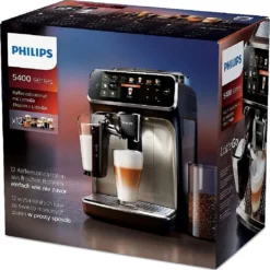 Does Not Apply Philips Series 5400 Kaffeevollautomat – Lattego Milchsystem, 12 Kaffeespezialitäten, Intuitives Display, 4 Benutzerprofile, Chrom (EP5447/90), Chrom / Einzigartig -Günstiges Brat Lust Geschäft 77a86bffcca539e045cbcff73ced371b