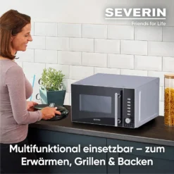 Severin Mikrowelle MW 7773 3-in-1 20 Liter 800 Watt Grill Heißluft Pizzafunktion -Günstiges Brat Lust Geschäft 788e0c2c762d3e041a1107bc9dc2a67c