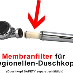 Legionellenfilter | Austauschfilter Für SAFETY CHROM | Filtert Legionellen Zuverlässig, Optimiert Für Hohen Wasserdurchfluss Und Lange Verwendung | Einfach Selber Austauschen | Medizintechnik -Günstiges Brat Lust Geschäft 7a27cb8dfe6d039d98fe1cc5e3e6706c