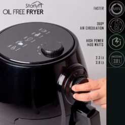 Starlyf® OIL FREE FRYER – Heißluftfritteuse, Umluft-Fritteuse Ohne ÖL, 3,8 Liter Fassungsvermögen, Spühlmaschinenfest, 1400 Watt – Aus Der TV Werbung -Günstiges Brat Lust Geschäft 7b5304ce94c0352116f69b9bf399aa26