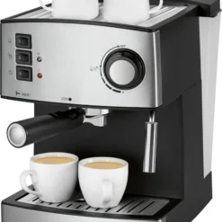 Clatronic ES 3643 Espresso- Und Cappuccino-Automat, 15 Bar Pumpdruck, Tassenvorwärmfunktion, Mit Aufschäum- Und Heißwasserfunktion -Günstiges Brat Lust Geschäft 7c2bf2330a6c3d73cf5c1a563842ebfc