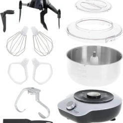 Adler AD 4222 KÃ1/4chenmaschine, Kunststoffgehäuse, 1200 Watt, 5 L Behälter, 7 Geschwindigkeiten -Günstiges Brat Lust Geschäft 7c6cdee56d3346981eafefa45178148d