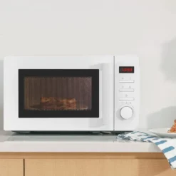 Mikrowelle 20L, Solo-Mikrowelle Mit 8 Menüs/Timer/LED-Digitalanzeige/700W Grill/5 Leistungsstufen/Praktischer Auftaufunktion/Beleuchtung Im Innenraum -Günstiges Brat Lust Geschäft 7c818cec9b8886af4e6f5f60241ae872