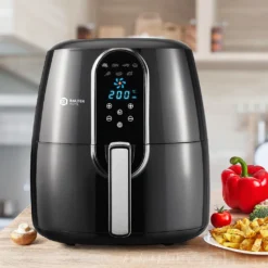 BALTER Heißluftfritteuse Friteuse Heißluft Fritteuse XXXL LCD 6,2L -Günstiges Brat Lust Geschäft 7c8af732e5928d1d0222a559e3407370