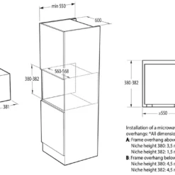 Gorenje BM251SG2WG Mikrowelle Mit Grill 25 L Einbaumikrowelle Weiß -Günstiges Brat Lust Geschäft 7e75840e21cb55c6146a530fca1e5525