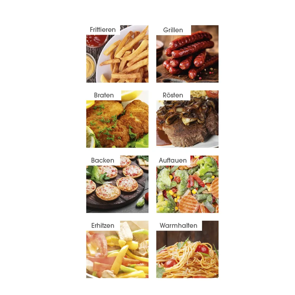 Heißluft Fritteuse Heißluftfritteuse Fettfrei Friteuse Timer Ohne Öl 5 Heißluft Fritteuse Heißluftfritteuse Fettfrei Friteuse Timer Ohne Öl – Bild 3