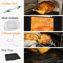 Aigostar Master 30LVU - 10L Heißluftfritteuse, 14 In 1 Heißluftofen Mit Digitalem LED-Touchscreen, 1650 W ölfreies Frittieren, Inklusive 5 Zubehörteilen. 11 Aigostar Master 30LVU - 10L Heißluftfritteuse, 14 In 1 Heißluftofen Mit Digitalem LED-Touchscreen, 1650 W ölfreies Frittieren, Inklusive 5 Zubehörteilen. -Günstiges Brat Lust Geschäft 7fffaee0f9fec019f7ca24d10996a10d