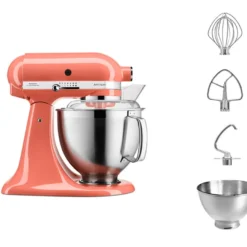 KitchenAid Küchenmaschine ARTISAN PREMIUM 4,8 Liter 5KSM185PSEBK Gusseisen Schwarz -Günstiges Brat Lust Geschäft 843a2c79cee6bca756edb8fd02d64ac6