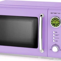 Mikrowelle Retro Design Emerio MW-112141.4 Lila / Purple / Violett
