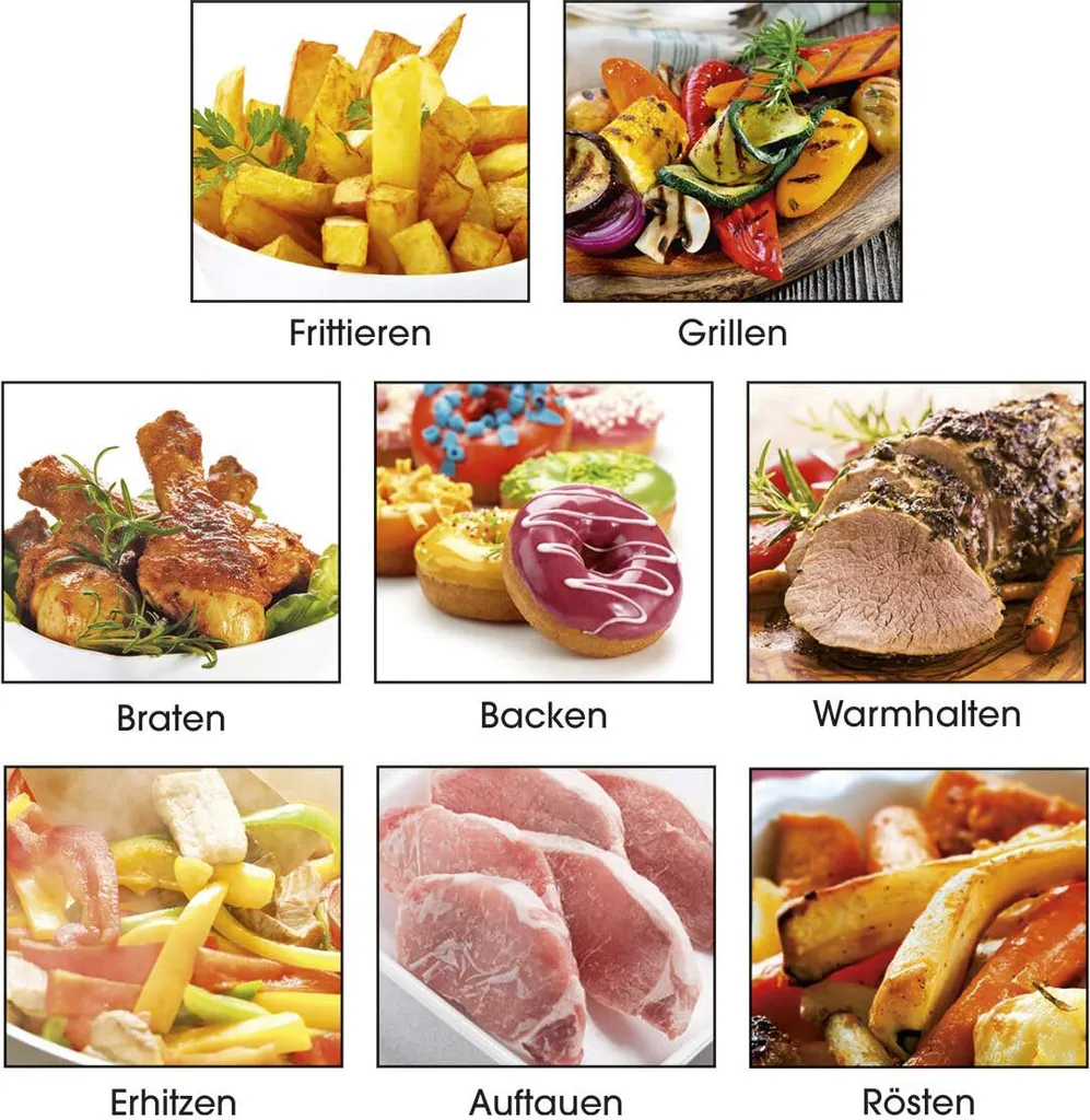 MAXXMEE Heißluft-Fritteuse - 4 L Fassungsvermögen - Schwarz 13 MAXXMEE Heißluft-Fritteuse - 4 L Fassungsvermögen - Schwarz – Bild 11