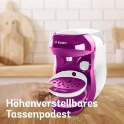 Bosch TASSIMO HAPPY Wild Purple +20 € Gutschein 1400 Watt 0,7 Liter Wassertank -Günstiges Brat Lust Geschäft 88b8e1fa0cdf7f61d82035e952f9c906