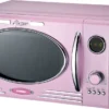 Melissa 16330130 Retro Mikrowelle/1000 Watt/23 Liter Garraum,Design Mikrowelle Mit Grill/Rosa Pink -Günstiges Brat Lust Geschäft 89a127b70639fbd673facb19383eab1c