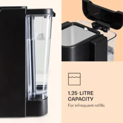 Klarstein Passionata 20 - Espressomaschine, Espresso-Automat, Kaffee-Maschine, 1350 Watt, 1,25 Liter, Automatischer Druckablass, Inkl. Milchschaum Düse Für Zubereitung Von Cappuccino, Schwarz -Günstiges Brat Lust Geschäft 8a34309df2bd73ef54696387e09d0f7b