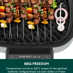 CHEFREE AFG01 Heißluftfritteuse & Grill, 8 In 1 Grill & Heissluft-Fritteuse, 265℃ Hochtemperaturrösten, 6L Extra Große Kapazität, Kompaktfriteusen Mit 4 Heizstufen, Heißluftfritteuse Mit Online-Rezepte -Günstiges Brat Lust Geschäft 8ad876e843733ced6bbb280d4cebda2d