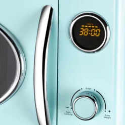 Melissa 16330131 Retro Mikrowelle/1000 Watt/23 Liter Garraum,Design Mikrowelle Mit Grill/Pepermint Mint Baby Blue -Günstiges Brat Lust Geschäft 8e8a0ad62ba9db79ce0d060e5482bc18