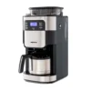 MEDION Kaffeemaschine Mit Mahlwerk Und Thermoskanne (Timer, 1 Liter, 900 Watt, Kaffeebohnenmahlwerk, 8 Mahlstufen, LED Display, Tropf Stopp, Isolierkanne, MD19777) -Günstiges Brat Lust Geschäft 8f4f5ef019b33d32196d42954cad33db