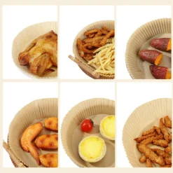 100 Stück Heißluftfritteuseneinlagen Fritteusenpadpapier Backpapier Dampfgarerpapier Padstanzer Braun -Günstiges Brat Lust Geschäft 90e4878e5b56f52c90012e3d376d04df
