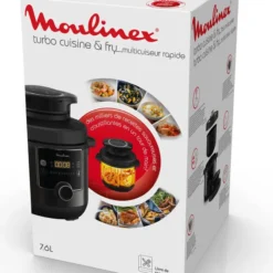 Moulinex Turbo Cuisine & Fry Elektrischer Schnellkochtopf Und Luftfritteuse 1450 W - 15 Automatische Programme -Günstiges Brat Lust Geschäft 930bba94be5d81b0d0a06f3d7705de65